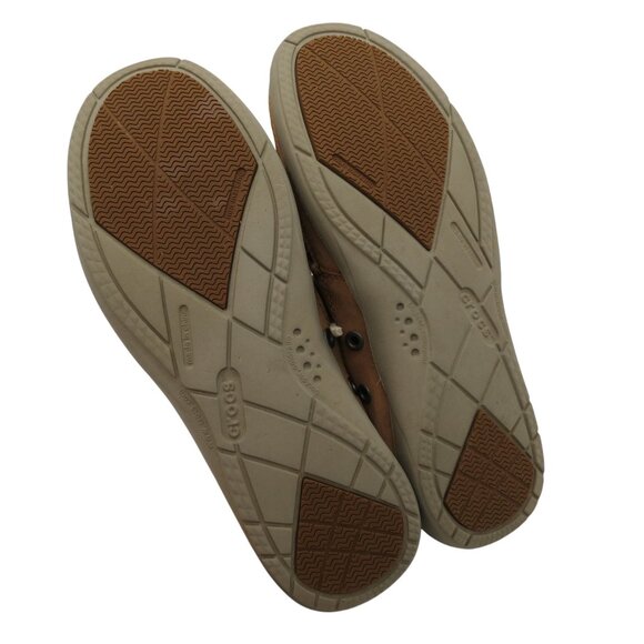 CROCS Men's Tan Nubuck Walu Chukka Boot 15364 Size 9 Moccasin Casual Comfort - Picture 9 of 11